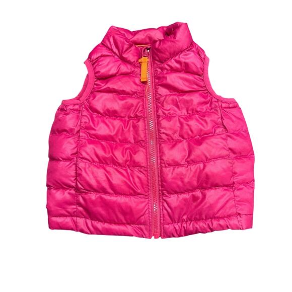 Primary kids lightweight puffer vest size 2 hot pink - Picture 1 of 3
